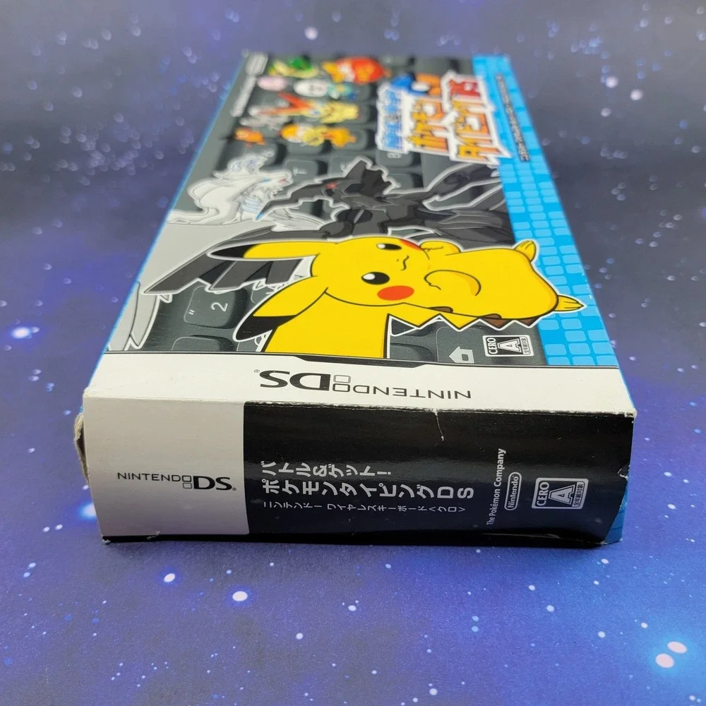 Nintendo DS Battle & Get Pokemon Typing DS Japanese Import with Keyboard Black